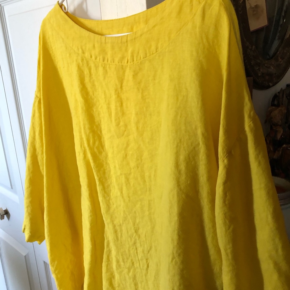 Bryn Walker linen  top sz L